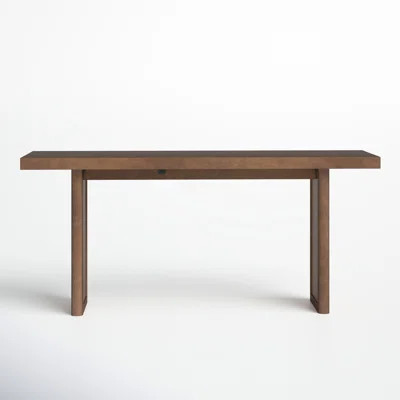 Cinna 65.0L X 16.0W X 29.0H Medium Solid Wood W/Cane Console Table | Wayfair North America