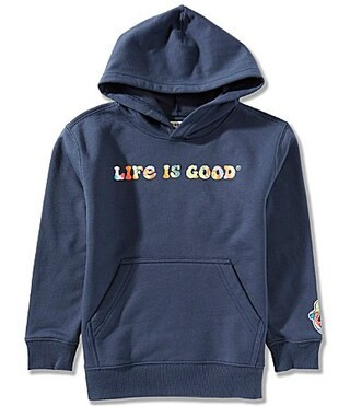 Life is Good Boys Long-Sleeve Logo Graphic Hoodie - L | Dillard's