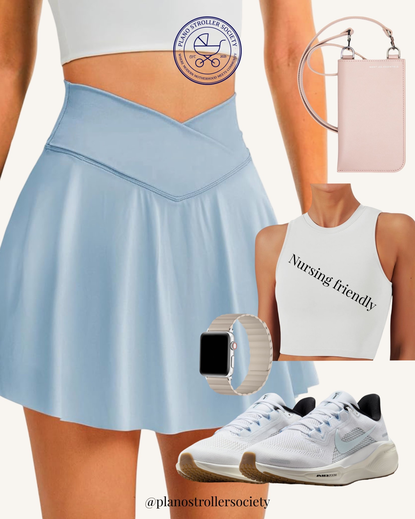 The best high waisted, longer length tennis skirt on Amazon right now  🎾🏓👟 Oh, and the sports bra is nursing friendly!! 🍼👶🏻

#LTKFamily #LTKFindsUnder50 #LTKStyleTip #LTKActive