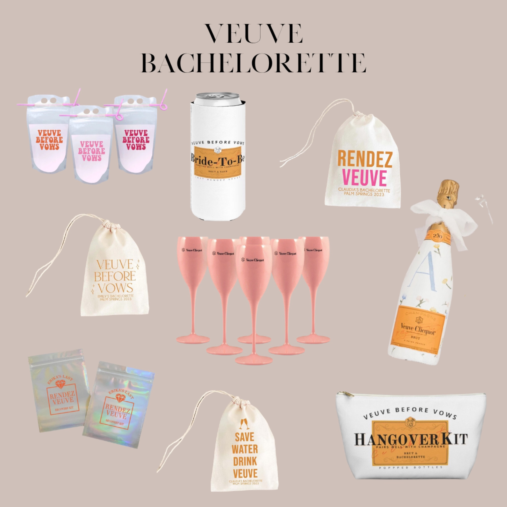 Veuve Bacheloette Party Theme 🥂


Bachelorette party decor,
bachelorette party theme,
bachelorette party ideas,
bach, bach outfits,
bachelorette outfits,

#LTKwedding #LTKSeasonal #LTKunder50