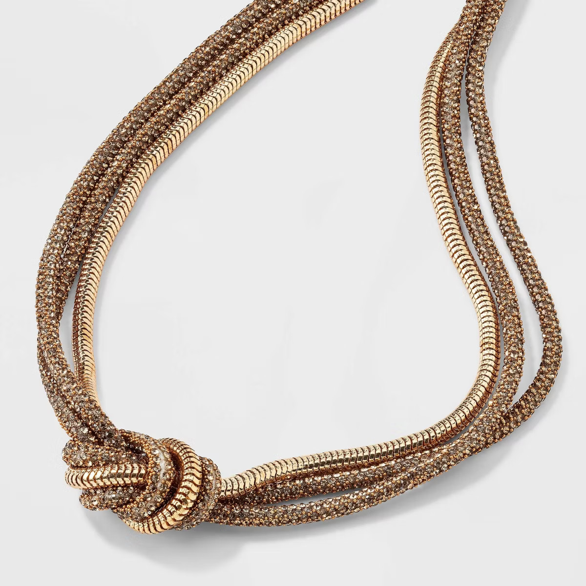 Twisted Knot Necklace - A New Day™ Gold | Target