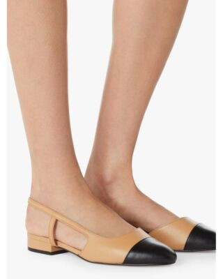 Ladies Dune Leather Slingback Shoes Womens Block Heel Camel Coloured Court Shoes  | eBay | eBay UK