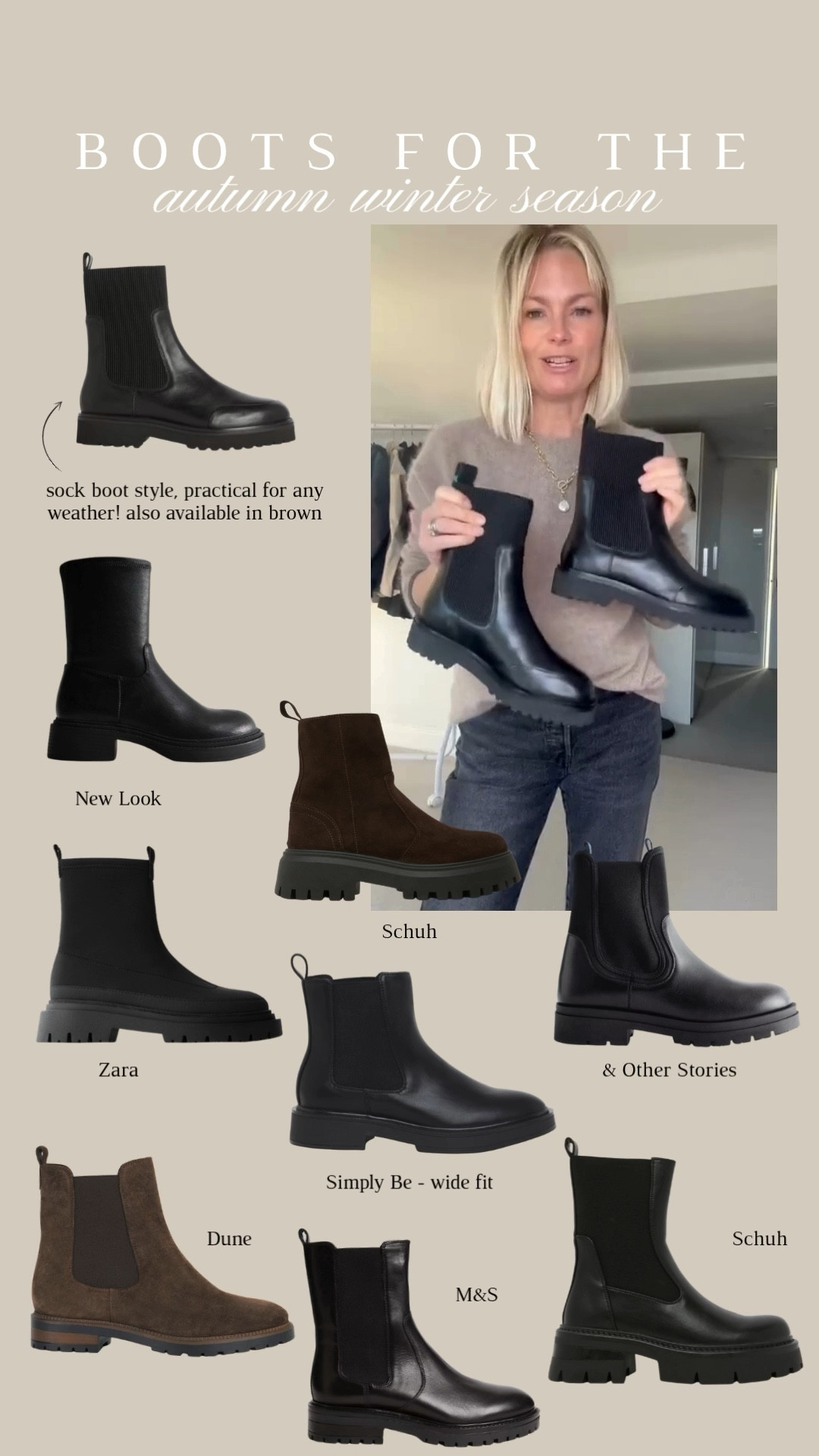 Boots for the autumn winter season! The ones in the video are from John Lewis who don't ship internationally so I have added similar alternative options from brands who do!

#LTKstyletip #LTKuk #LTKautumn