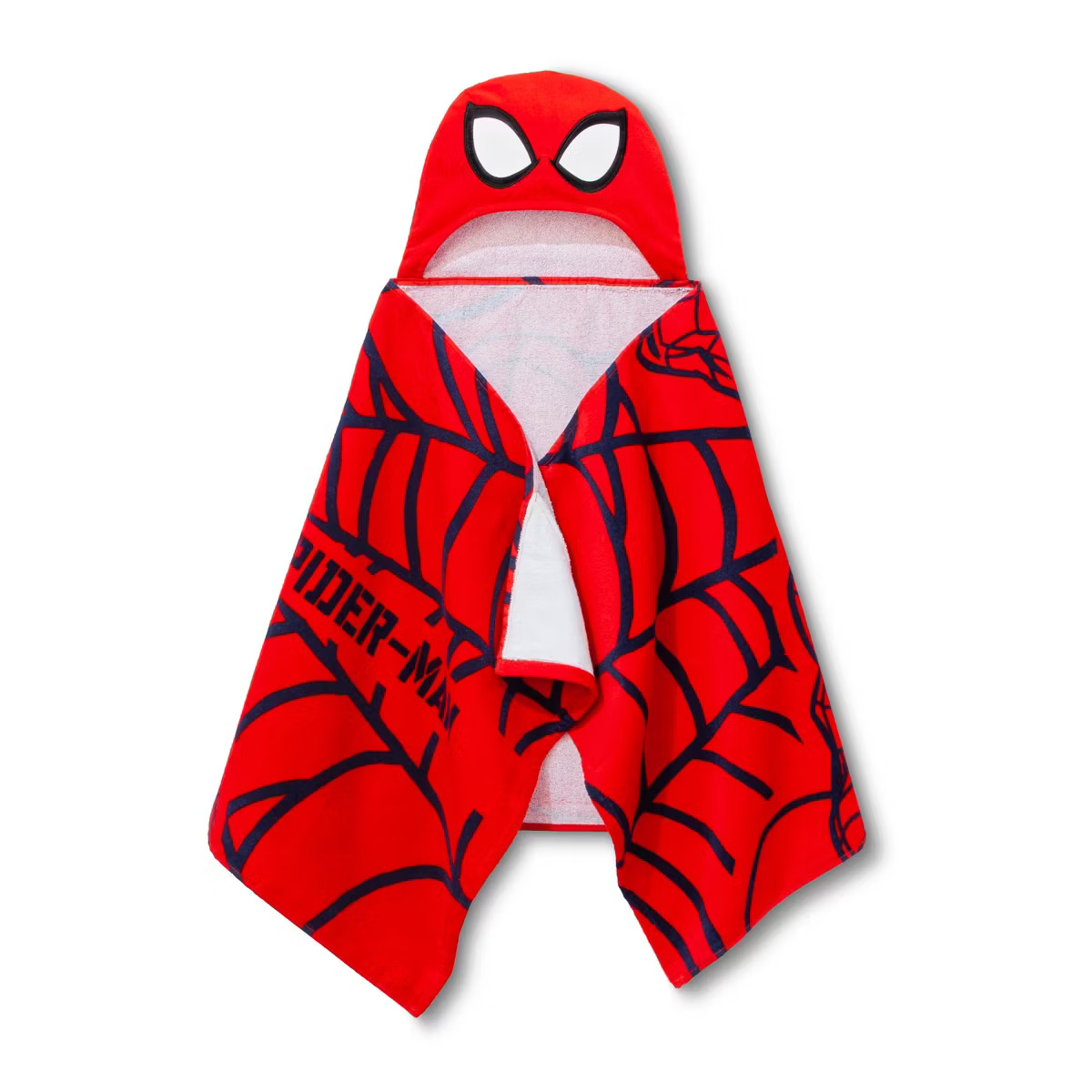 Marvel Spider-Man Kids' Hooded Bath Towel Red | Target
