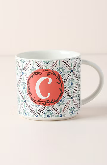 Jo Monogram Mug | Anthropologie (US)