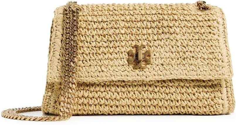 Tory Burch Women's Kira Turnlock Woven Mini Bag | Amazon (US)