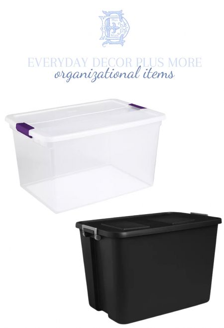 New year organization! Organizers. Large bins with lids. Affordable organization. Clear bins. Clear constrainers.



#LTKunder50 #LTKhome #LTKfamily