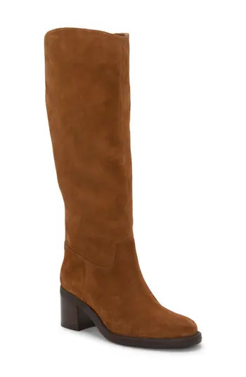 Vince Camuto Amree Tall Boot in Burnt Sugar Verona at Nordstrom Rack, Size 9.5 Regular Calf | Nordstrom Rack
