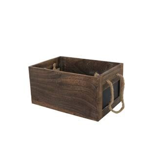 Small Rectangle Wood Crate with Chalkboard By Ashland® | Michaels Stores