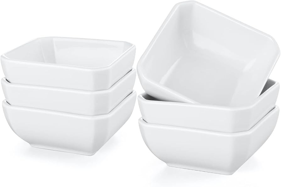 Yedio 3 Oz Dipping Sauce Bowls Ceramic Small Dip Bowls, Mini Serving Bowl for Side Dishes Sushi S... | Amazon (US)
