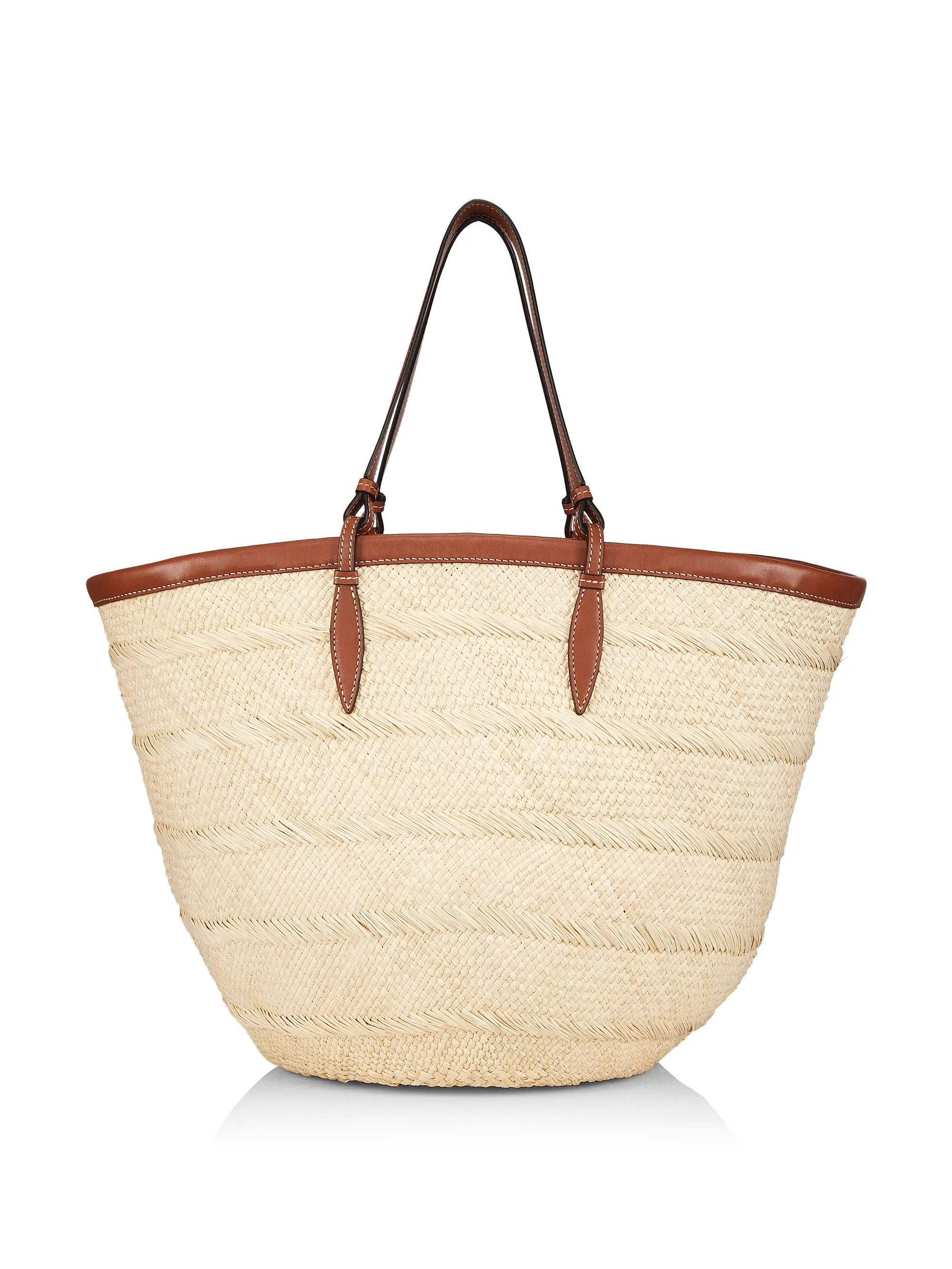 Hunting Season Medium Iraca Palm Handwoven Basket Bag | Saks Fifth Avenue | Saks Fifth Avenue