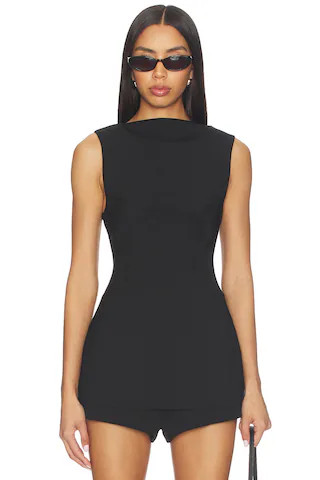 EAVES Judith Top in Black from Revolve.com | Revolve Clothing (Global)