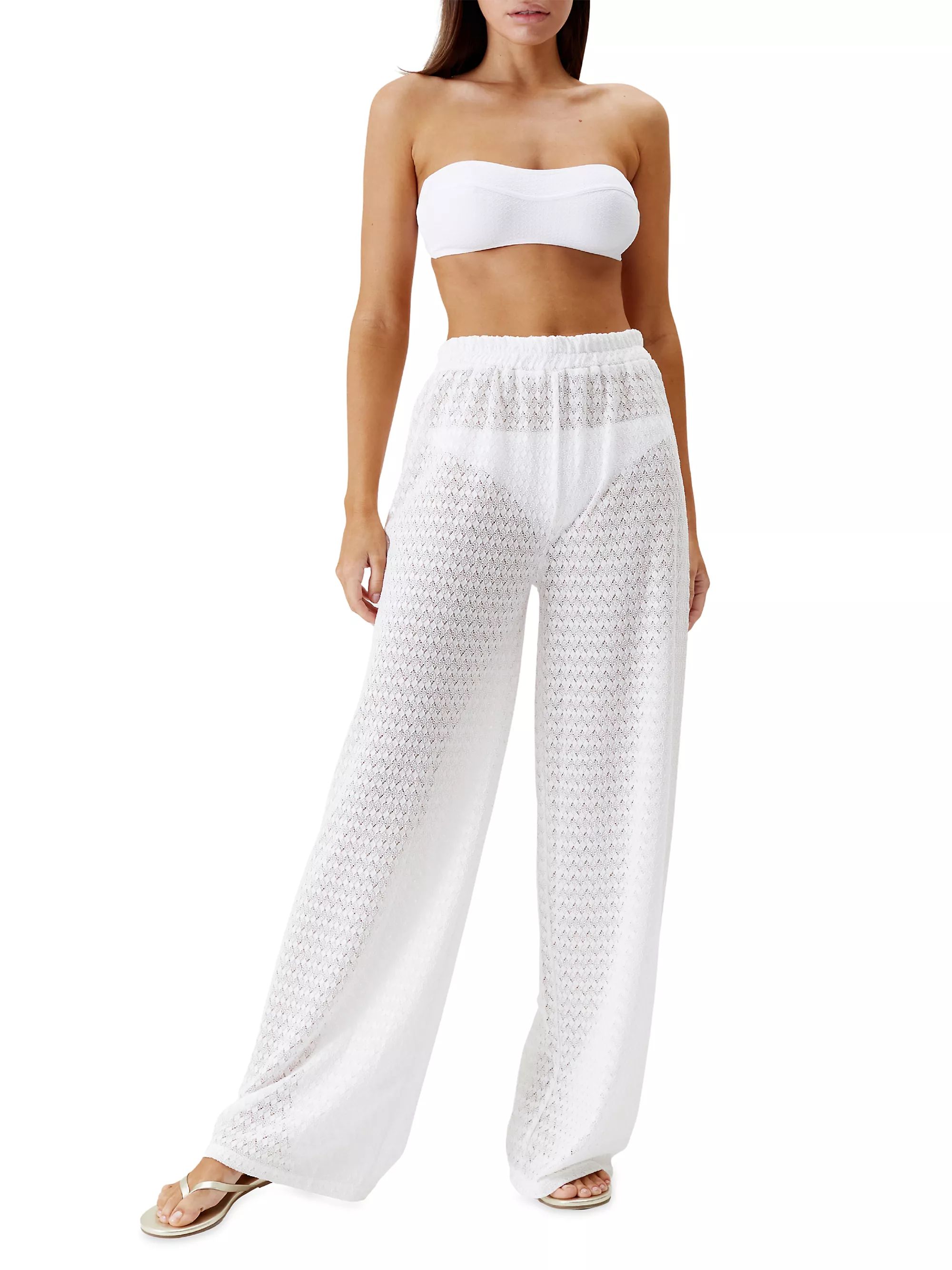 Sienna Wide-Leg Knit Cover-Up Pants | Saks Fifth Avenue