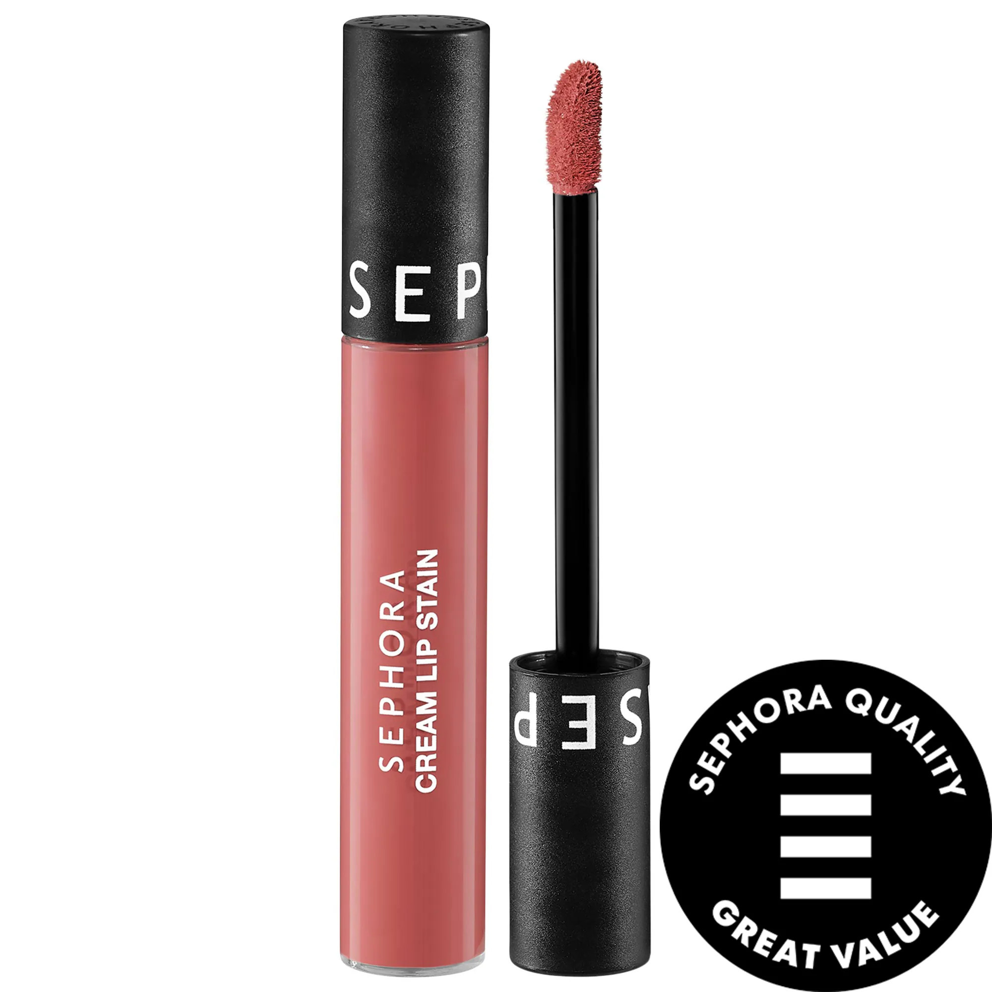 SEPHORA COLLECTION Cream Lip Stain 10HR Liquid Lipstick 70 First Date 0.16 oz. / 5 mL | Sephora (US)