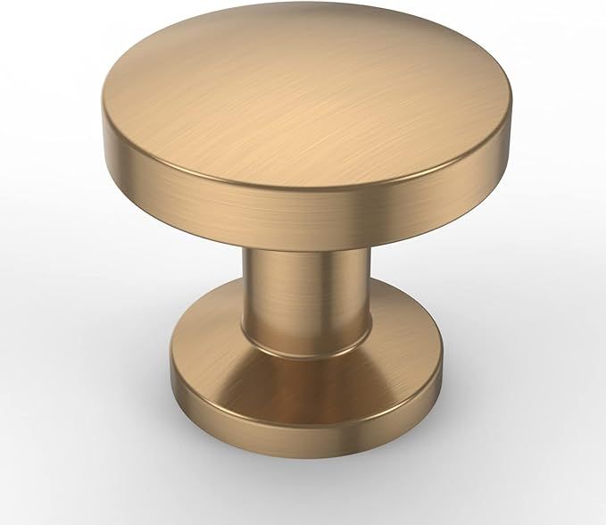 Asidrama 10 Pack Champagne Bronze Kitchen Cabinet Knobs Brushed Brass Dresser Knobs Drawer Gold K... | Amazon (US)