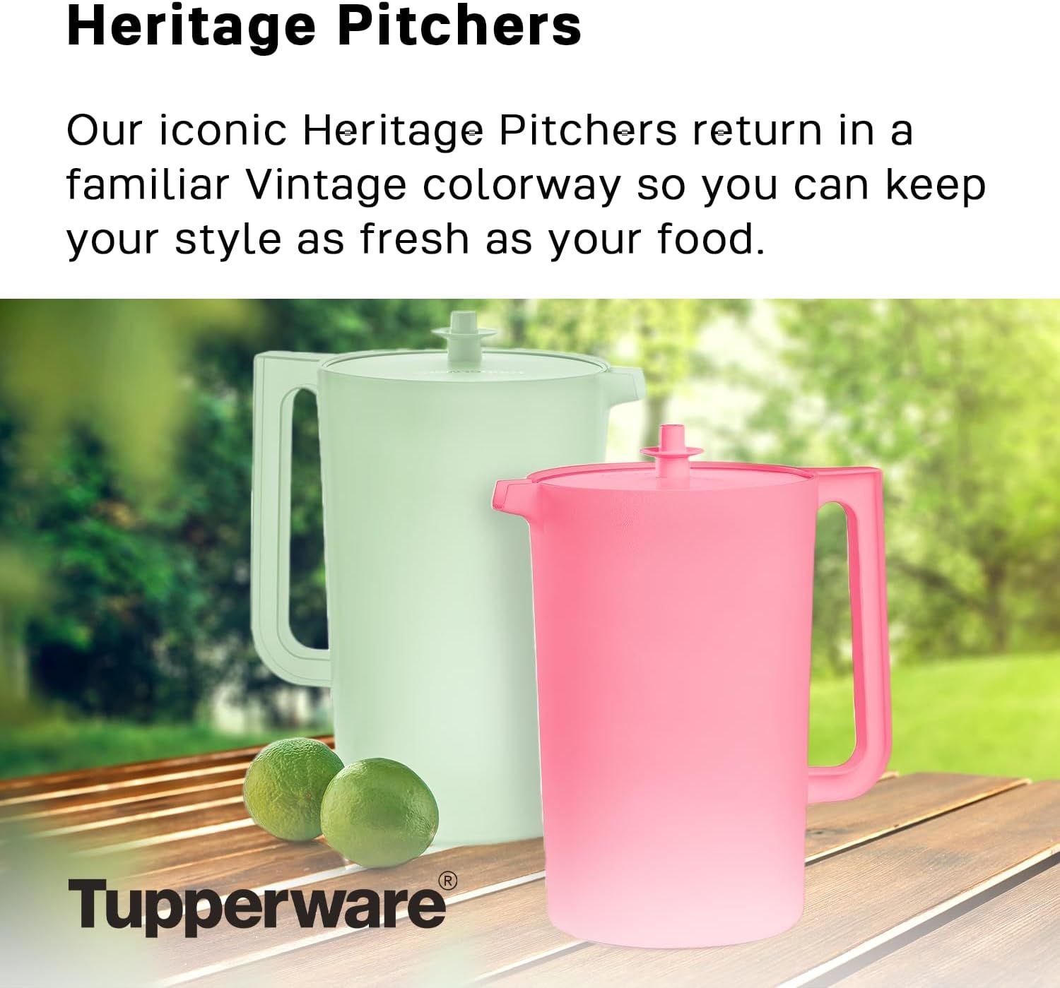 Tupperware Heritage 1 Gallon Pitcher in Mint - Dishwasher Safe & BPA Free | Amazon (US)