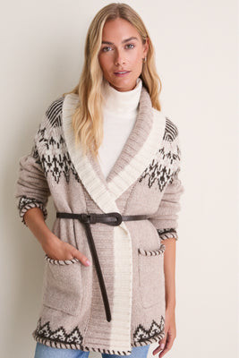 Fair Isle Blanket Stitch Harrow Cardigan | Tuckernuck (US)