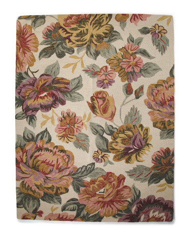 8x10 Wool Blend  Jardin Floral Rug | TJ Maxx