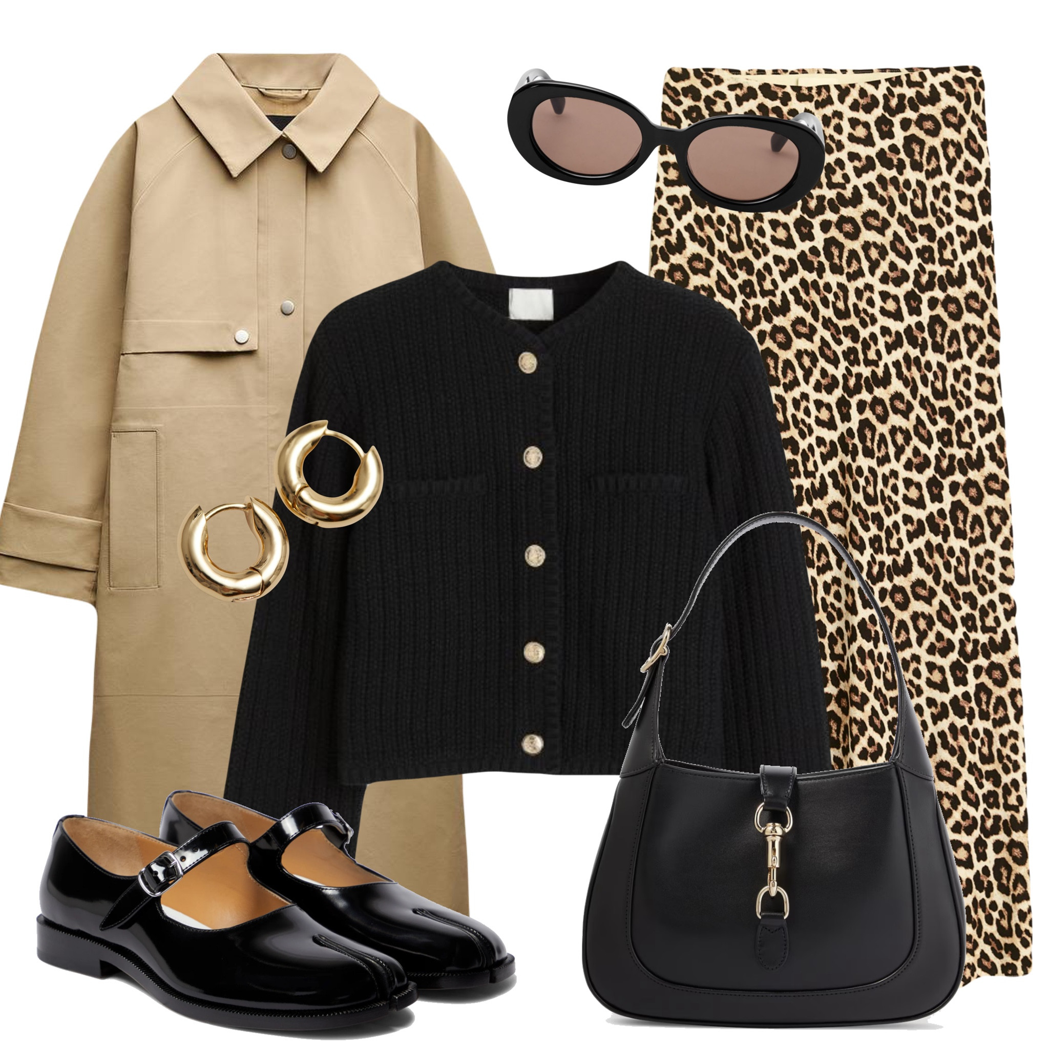 Animal prints are having a real moment 🖤 Beige trench coats look great with animal print skirt. Here are two styling alternatives for spring. 
Tags: Zara beige trench coat, animal print skirt, tabi, black handbag, spring outfit, casual look, spring fashion, spring style, easy styling, outfit board, simple everyday look, chic & basic outfit, primavera, effortless, Parisian look, casual outfit, street style.


#LTKSeasonal #LTKstyletip #LTKshoecrush