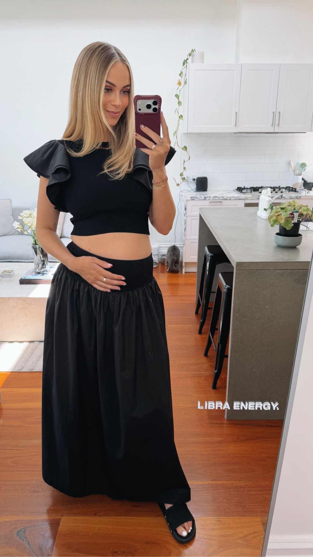 Bump friendly Aje set! 🖤

#LTKmaternity #LTKaustralia