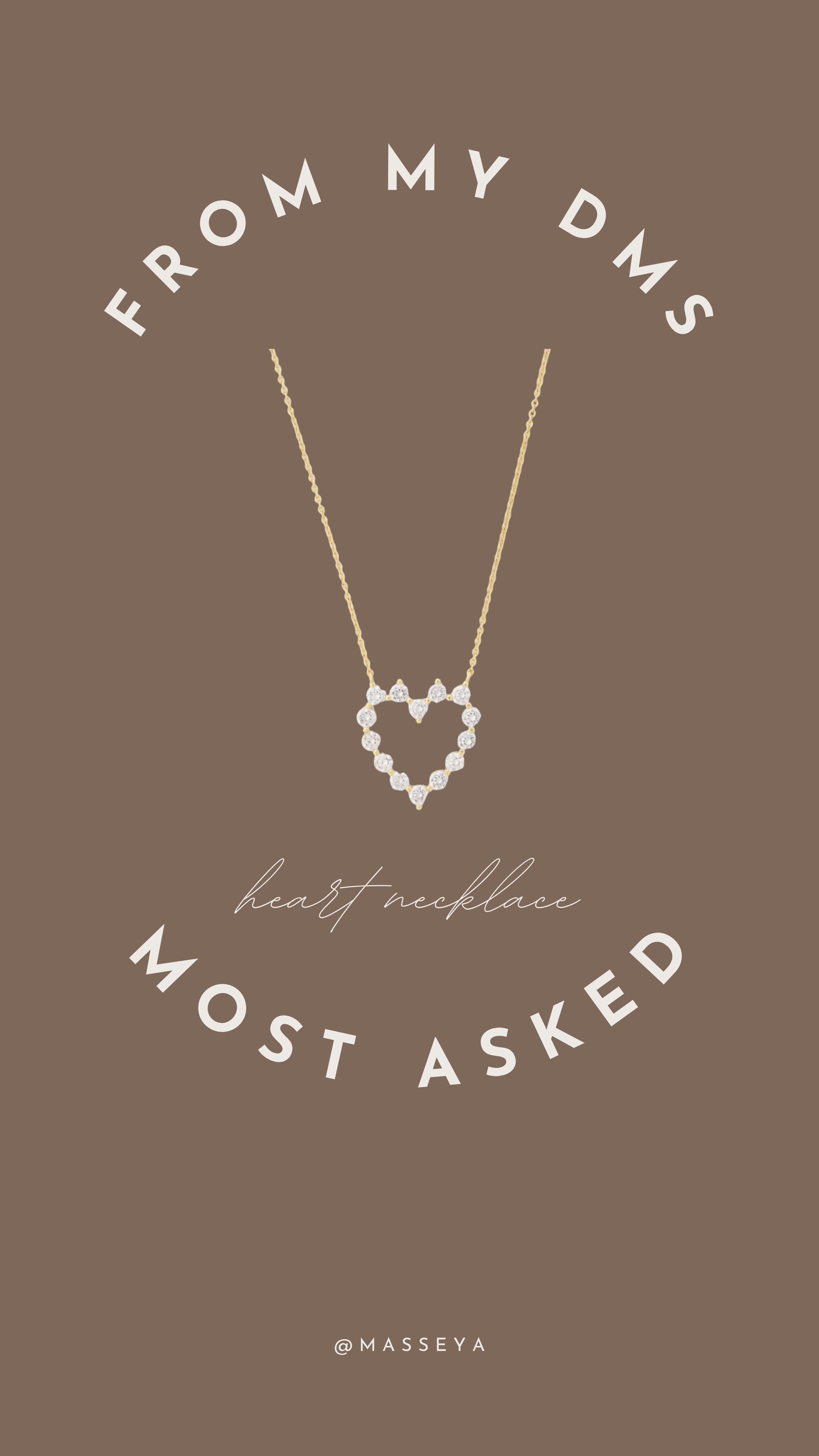 most asked from my dms - heart necklace 

 #LTKSeasonal