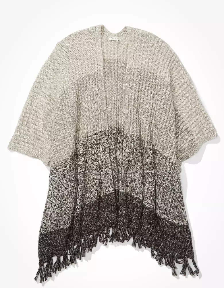 AE Cozy Ombre Knit Wrap | American Eagle Outfitters (US & CA)