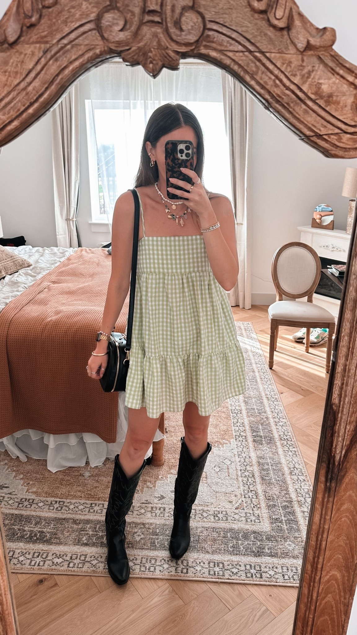 Summer dress 💚 wearing size small dress boots size 7


#LTKFindsUnder50