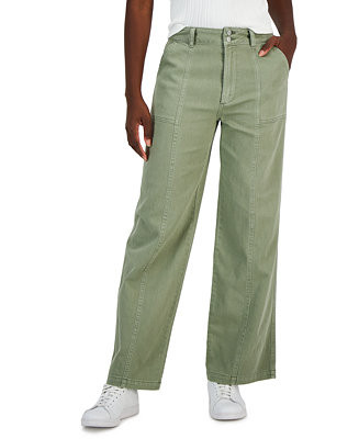 And Now This Women's Seam-Front Straight-Leg Twill Pants, Created for Macy's - Macy's | Macy's