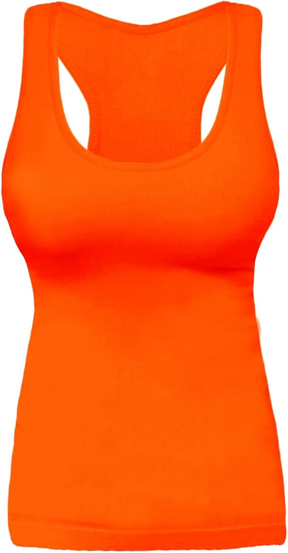 KMystic Rib Racerback Tank Top Camisole One Size | Amazon (US)
