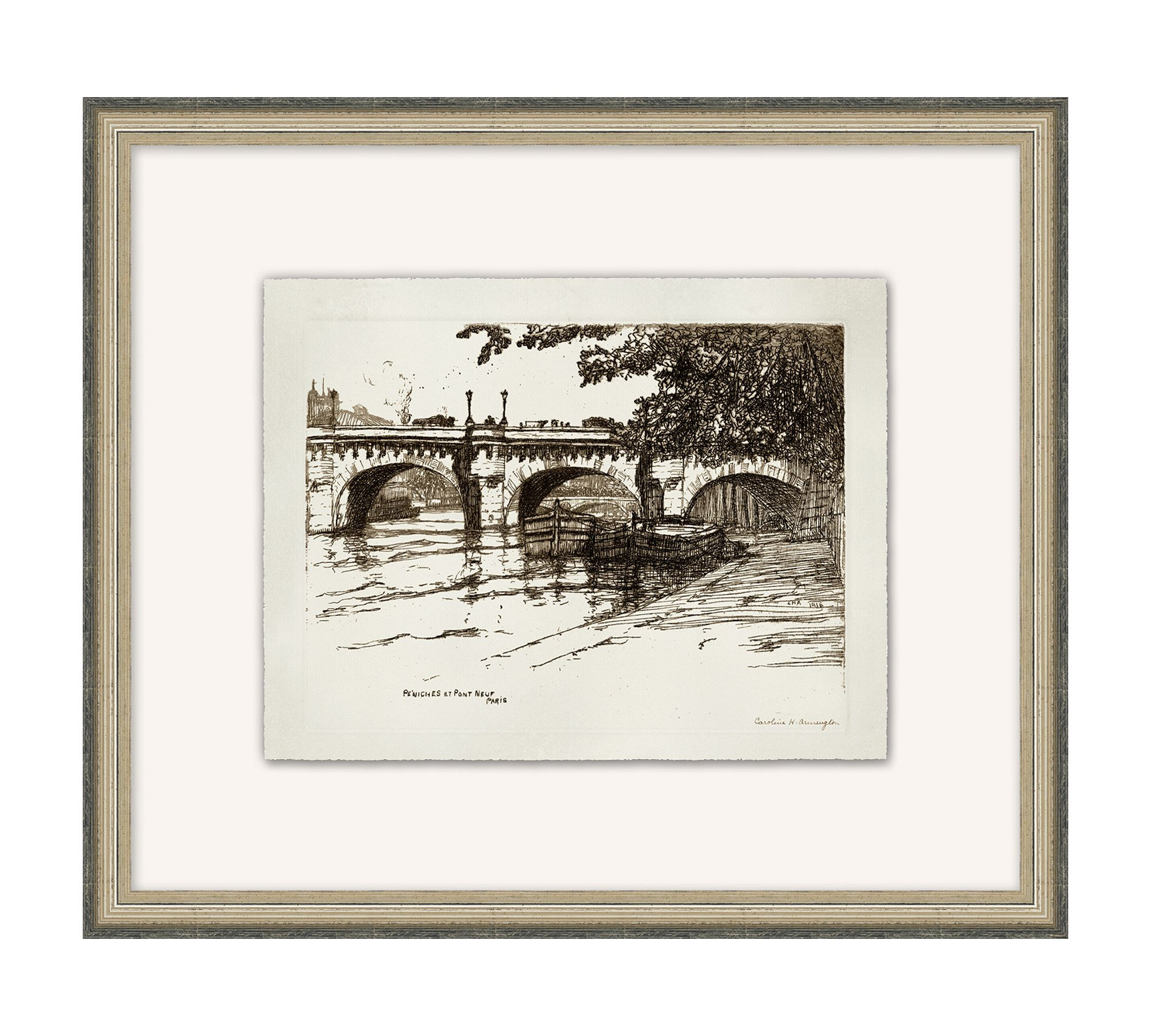 Bridges of the Seine Framed Prints | Pottery Barn (US)
