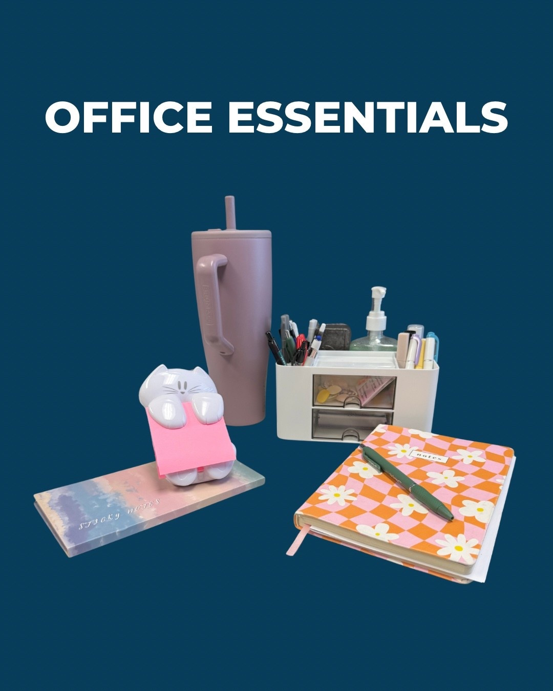 Items at my desk to make life better (+ cuter!) 

#9to5 #corporate #officesupplies