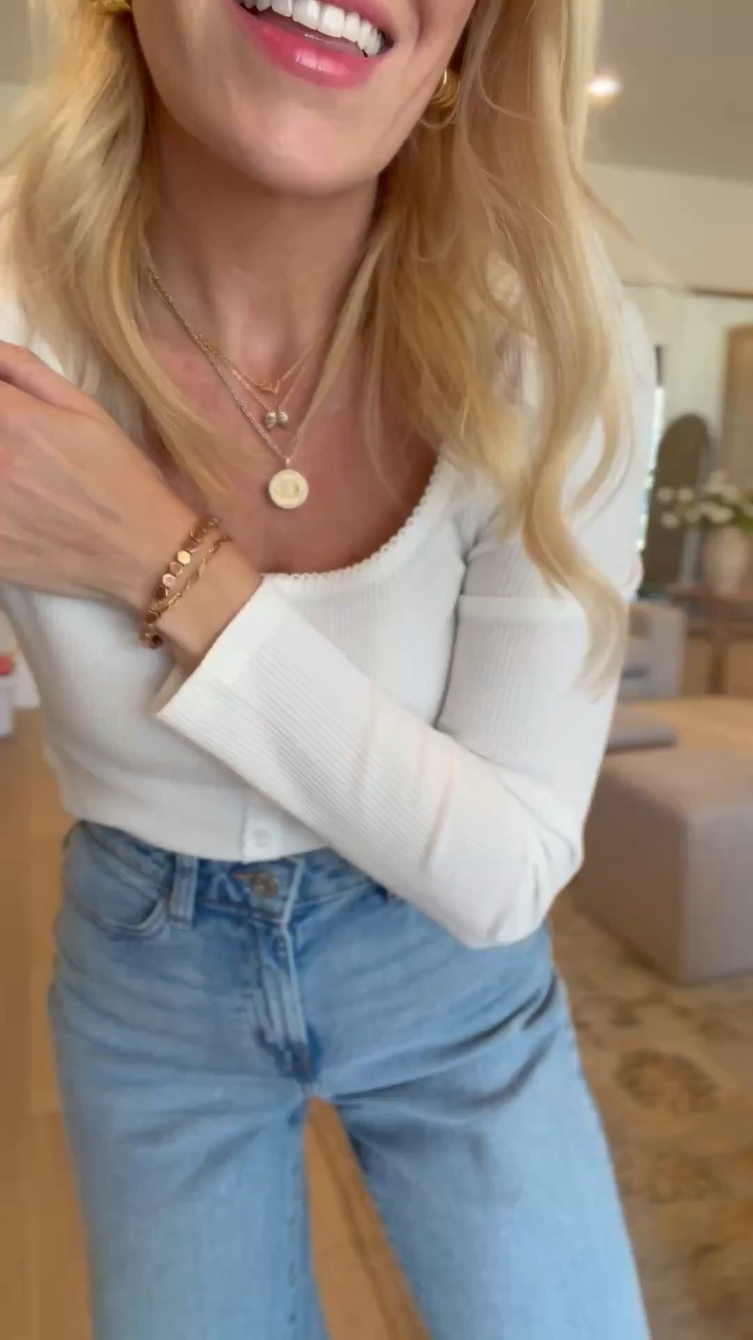 $26 jeans before they go viral! I did a size 0. This cute top is on sale for $4!!!

#LTKdayinmylife #LTKgrwm #LTKootd