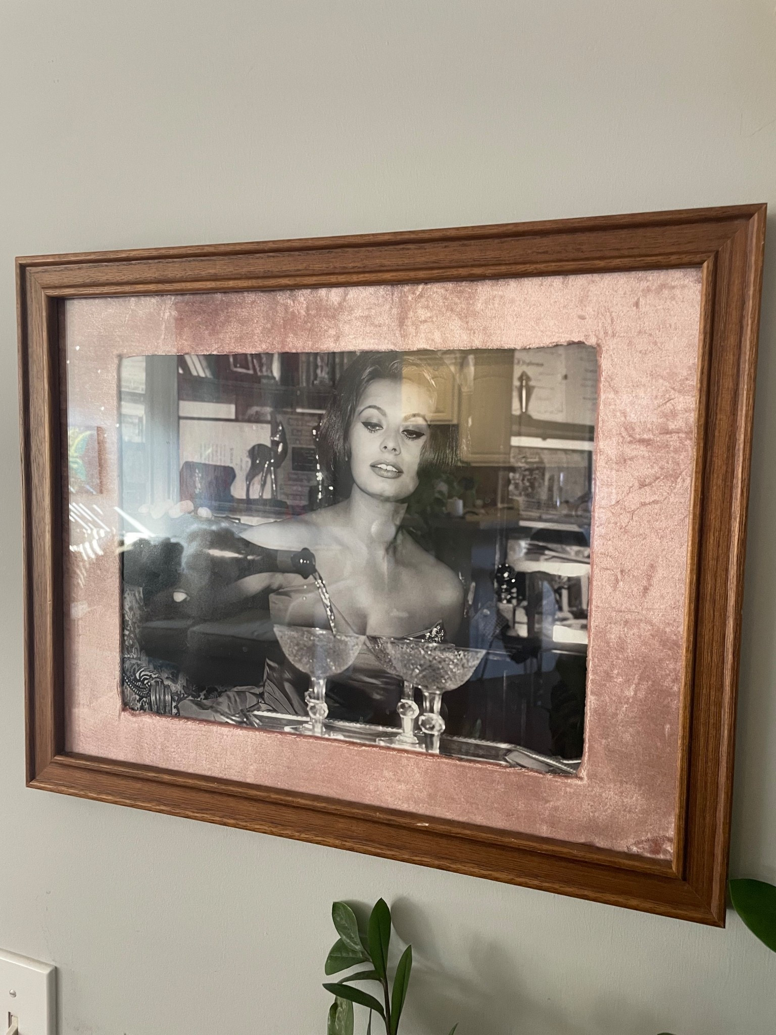 I have always loved this photo of Sophia Loren and I finally got it ordered. Bought the frame from Target and then added some of pink velvet fabric scraps for an extra vintage Hollywood glam feel

#LTKdayinmylife #LTKFindsUnder50 #LTKHome