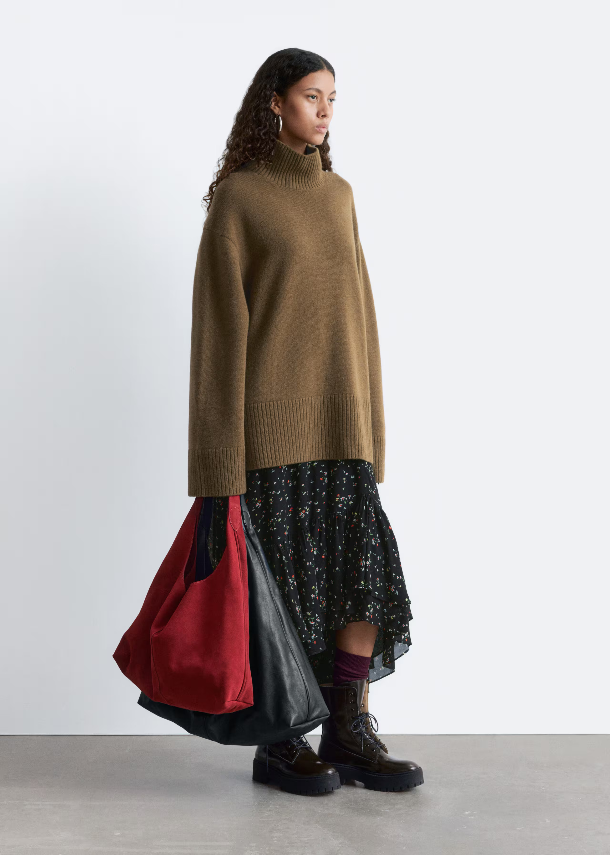 Oversized Turtleneck Wool Jumper | & Other Stories UK