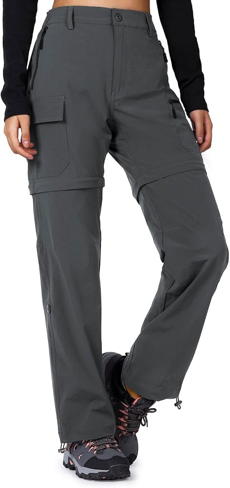 Cycorld Women's-Hiking-Pants-Convertible Quick-Dry-Stretch-Lightweight Zip-Off Outdoor Pants with... | Amazon (US)