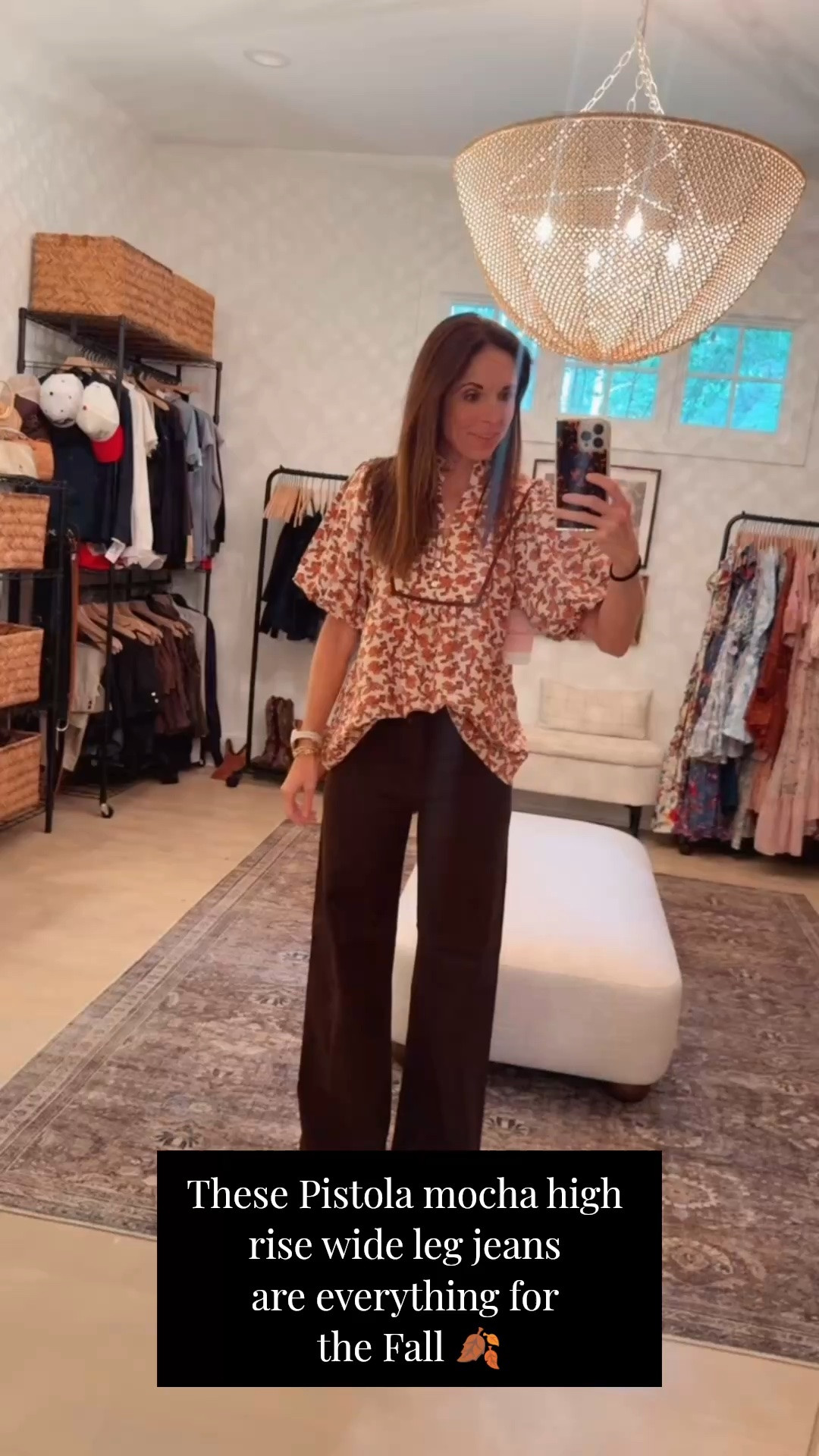 These mocha high rise wide leg Penny jeans are EVERYTHING for the Fall 🍂 So comfy I will be living in them! They are a great length to wear a flat or a heel with 🤍 I am 5’6” and have a 27 on. I normally wear a 26 and the 27th fit me well with a little bit of room. I would say they run TTS.!

#LTKootd #LTKgrwm #LTKSeasonal