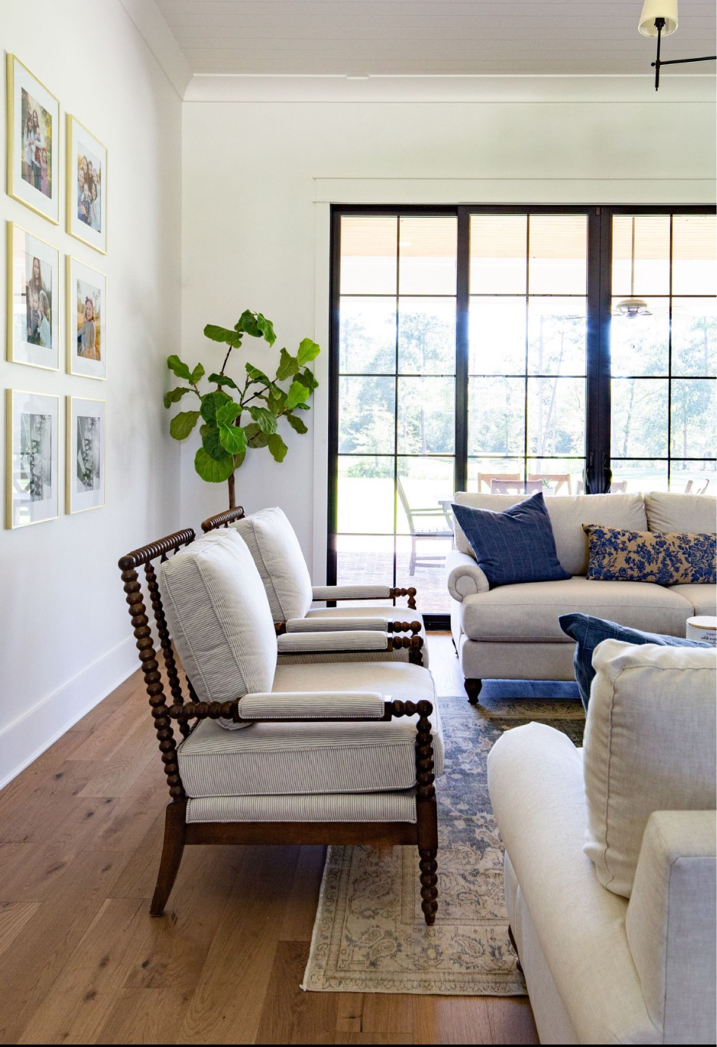 I get asked all the time about furniture from client projects & almost all of it is custom made. These spindle chairs are asked about all the time & yes they are custom. I’ve rounded up some of my favorite dupes of these chairs that may not have the striped fabric but throw a striped pillow on them & you can get the same look. 

#LTKhome #LTKMostLoved