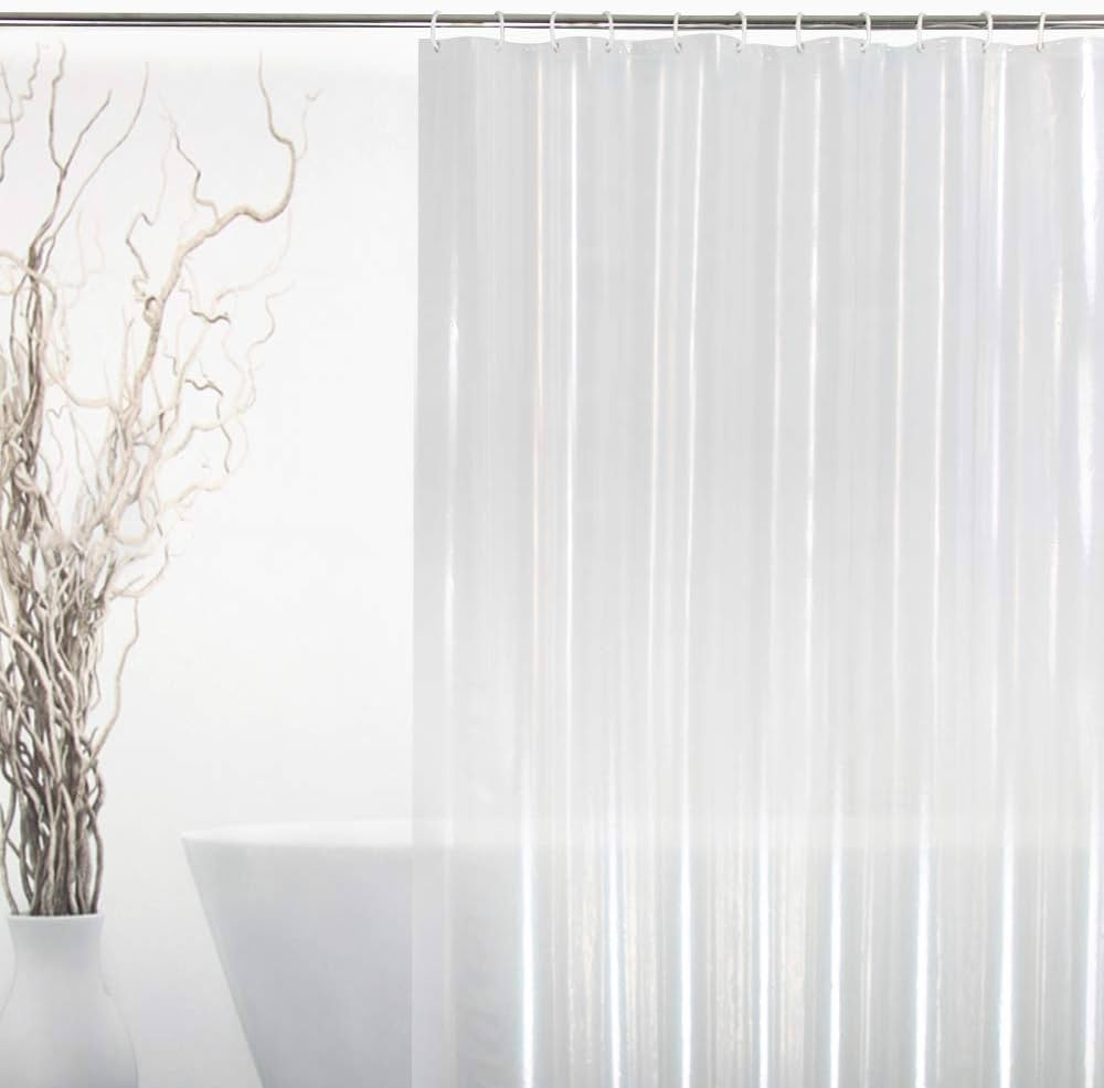 EurCross 72 x 108 inch Extra Long Clear Shower Curtain Liner with 5 Magnets,PVC Free Thick EVA Sh... | Amazon (US)