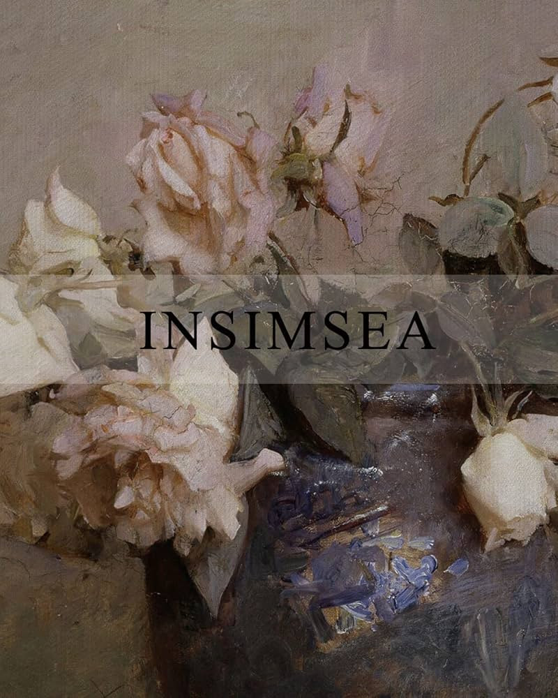 InSimSea Canvas Wall Art Room Decor Roses by Abbott Handerson Thayer Rustic Style Artwork Framed ... | Amazon (US)