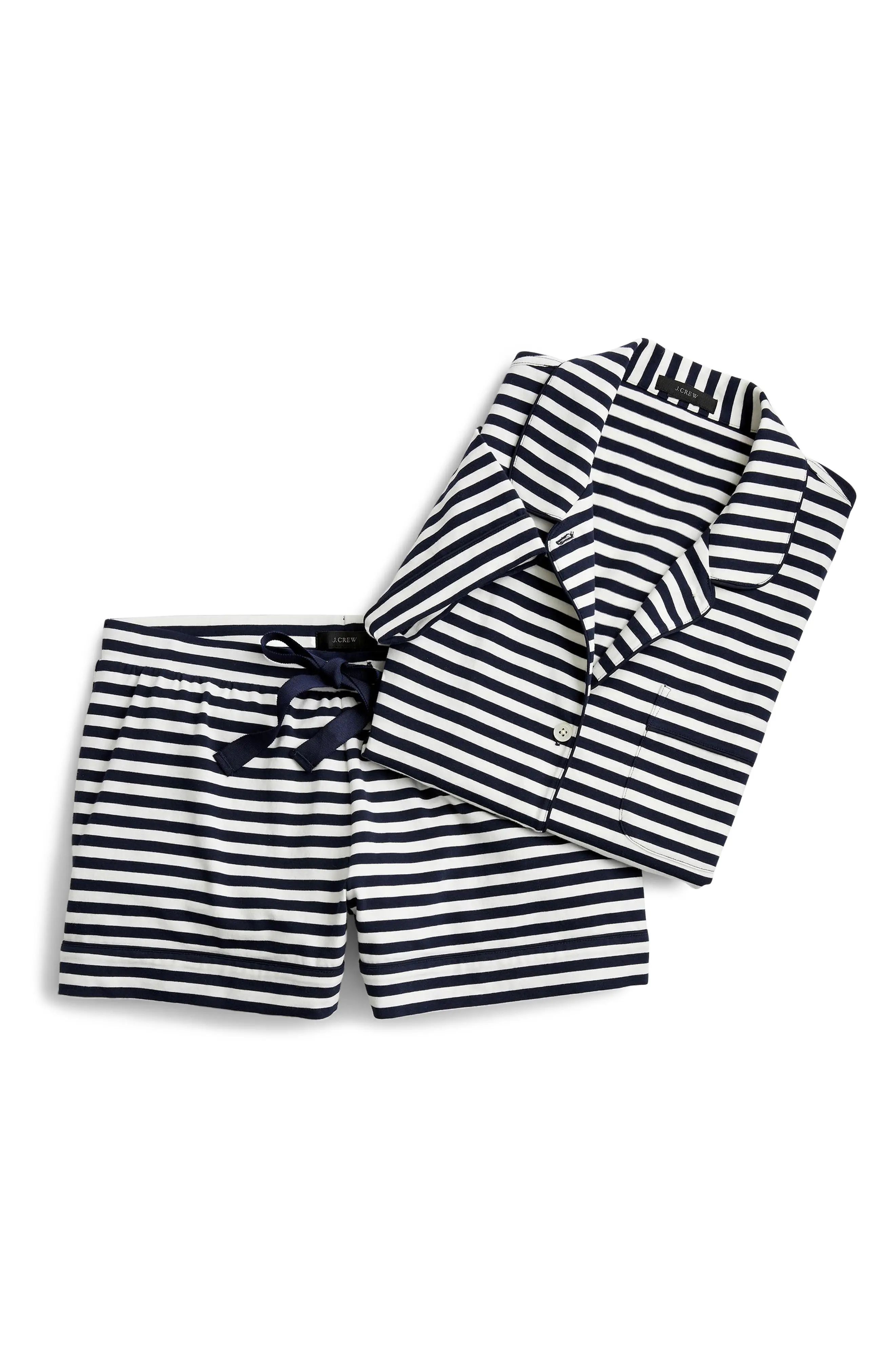 J.Crew Dreamy Stripe Knit Pajamas | Nordstrom