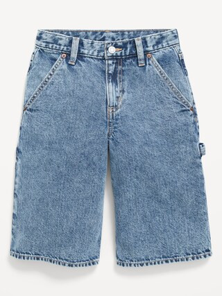 Below Knee Ultra Baggy Carpenter Jean Shorts for Boys | Old Navy (US)
