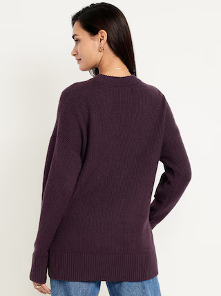 SoSoft Crew-Neck Tunic Sweater | Old Navy (US)
