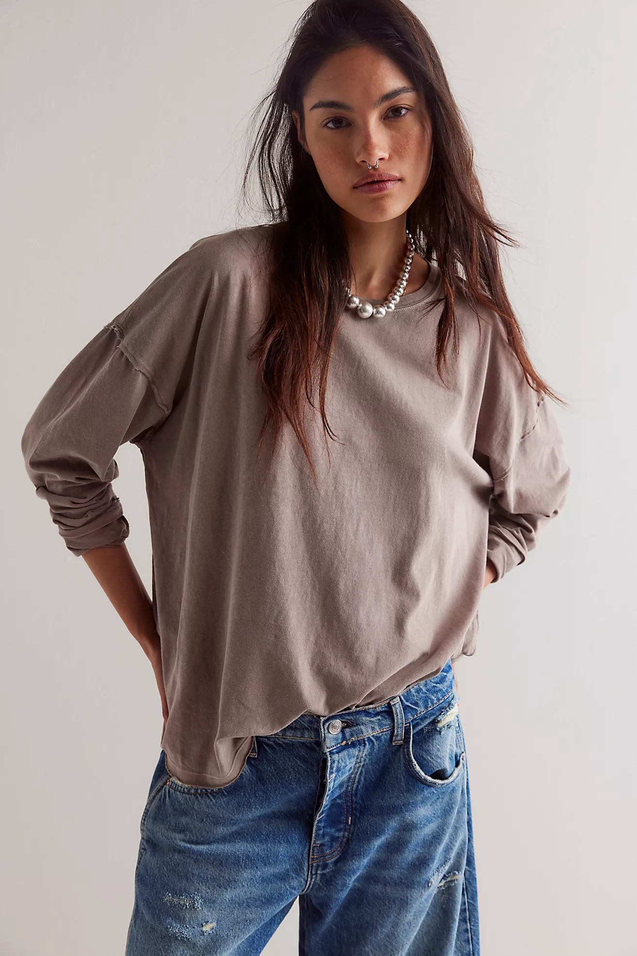 We The Free Nina Long-Sleeve Tee | Free People (Global - UK&FR Excluded)