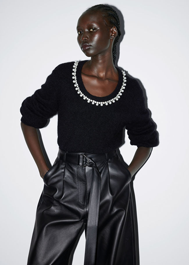 Embellished Knit Sweater | & Other Stories US