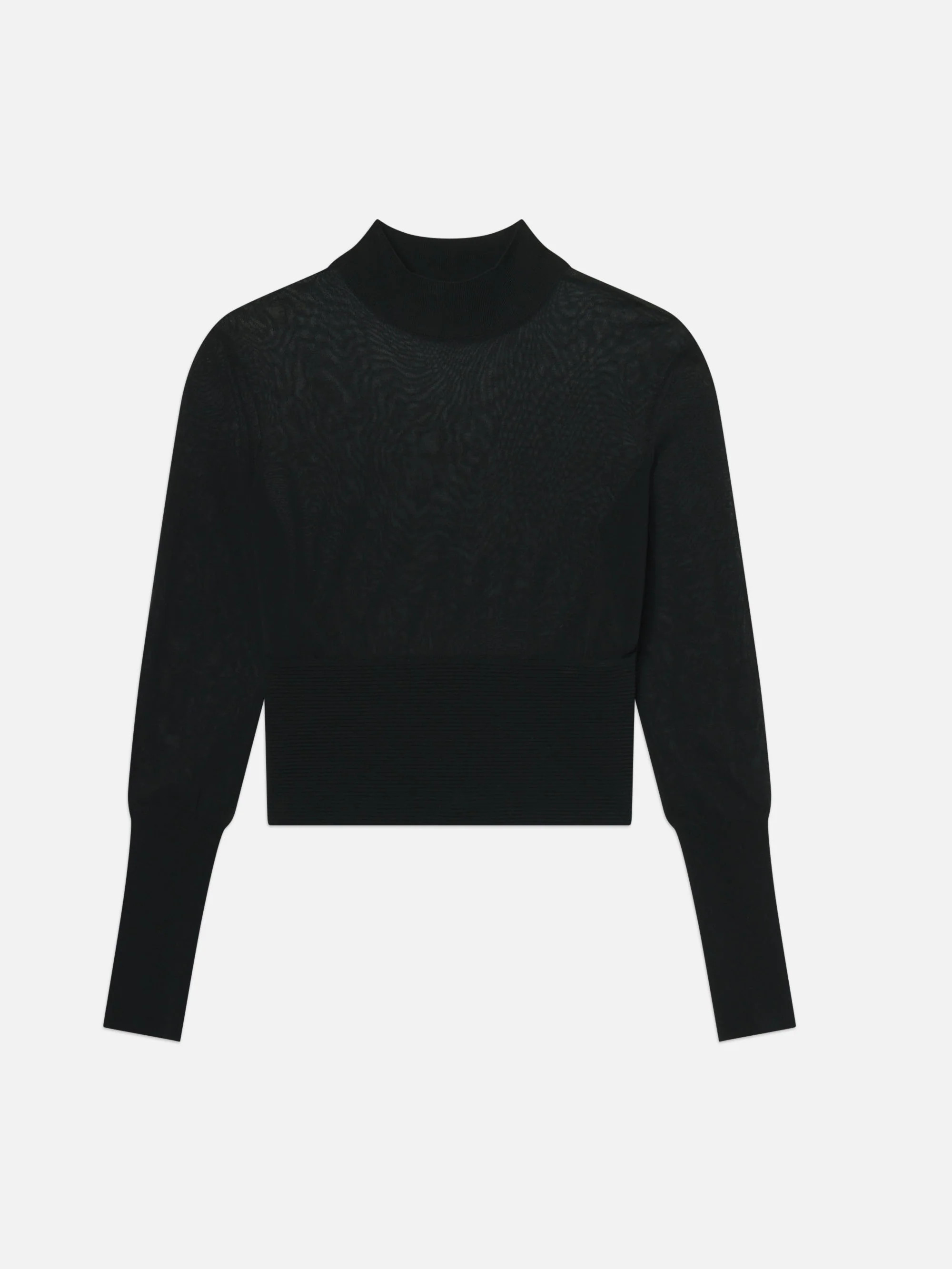 The Sleek Sweater -- Black | Frame Denim