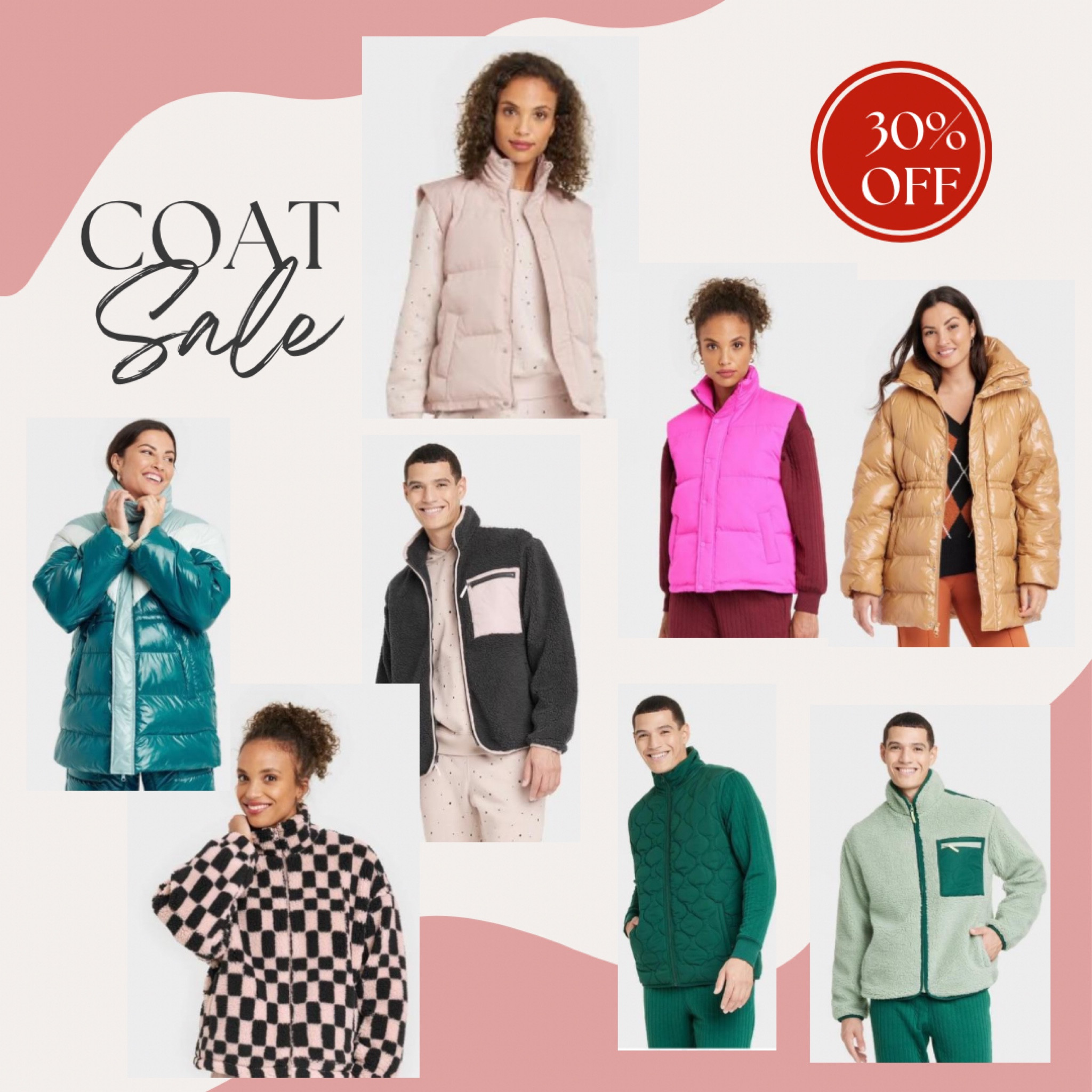 30% off brand new outerwear is still going on at Target! These are some of my favorite new options - but there are SO MANY! Includes lots of hats, gloves, etc. 

#LTKCyberweek #LTKSeasonal #LTKHoliday
