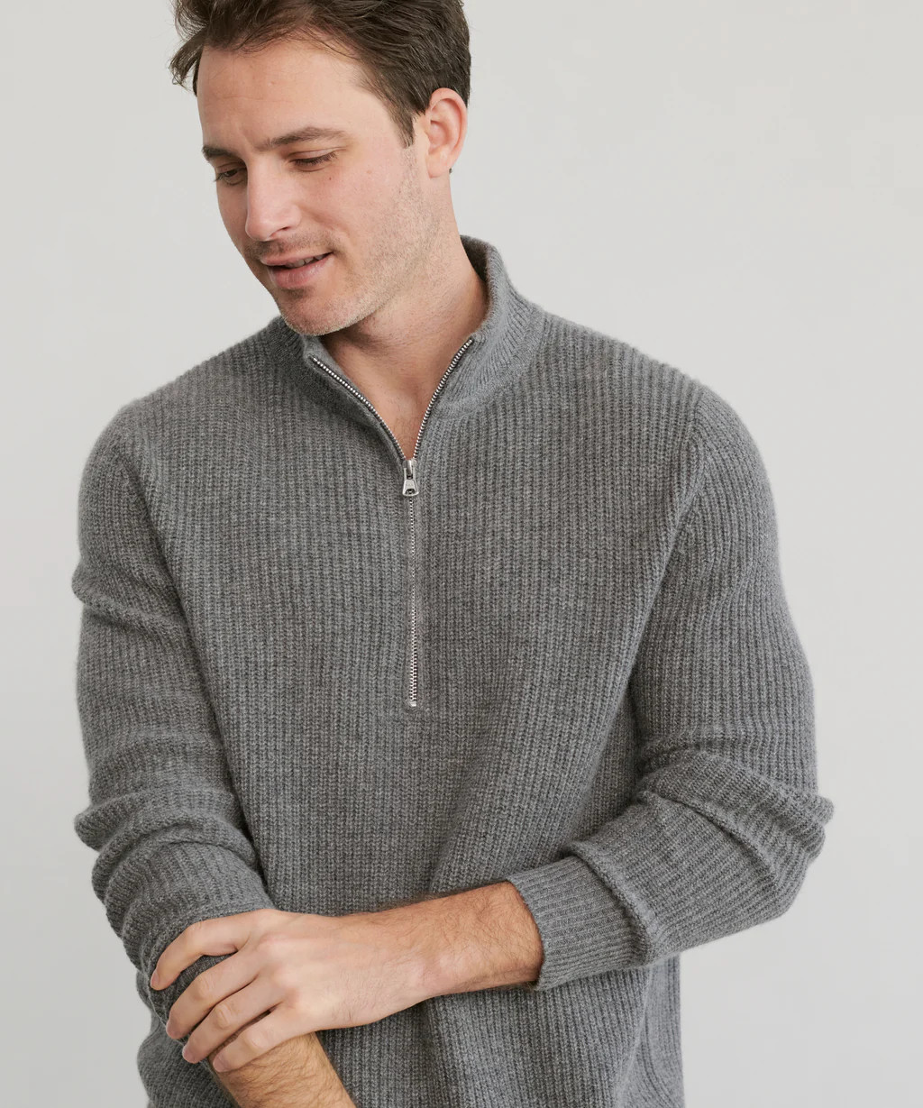 Men's Wool Half Zip | Jenni Kayne