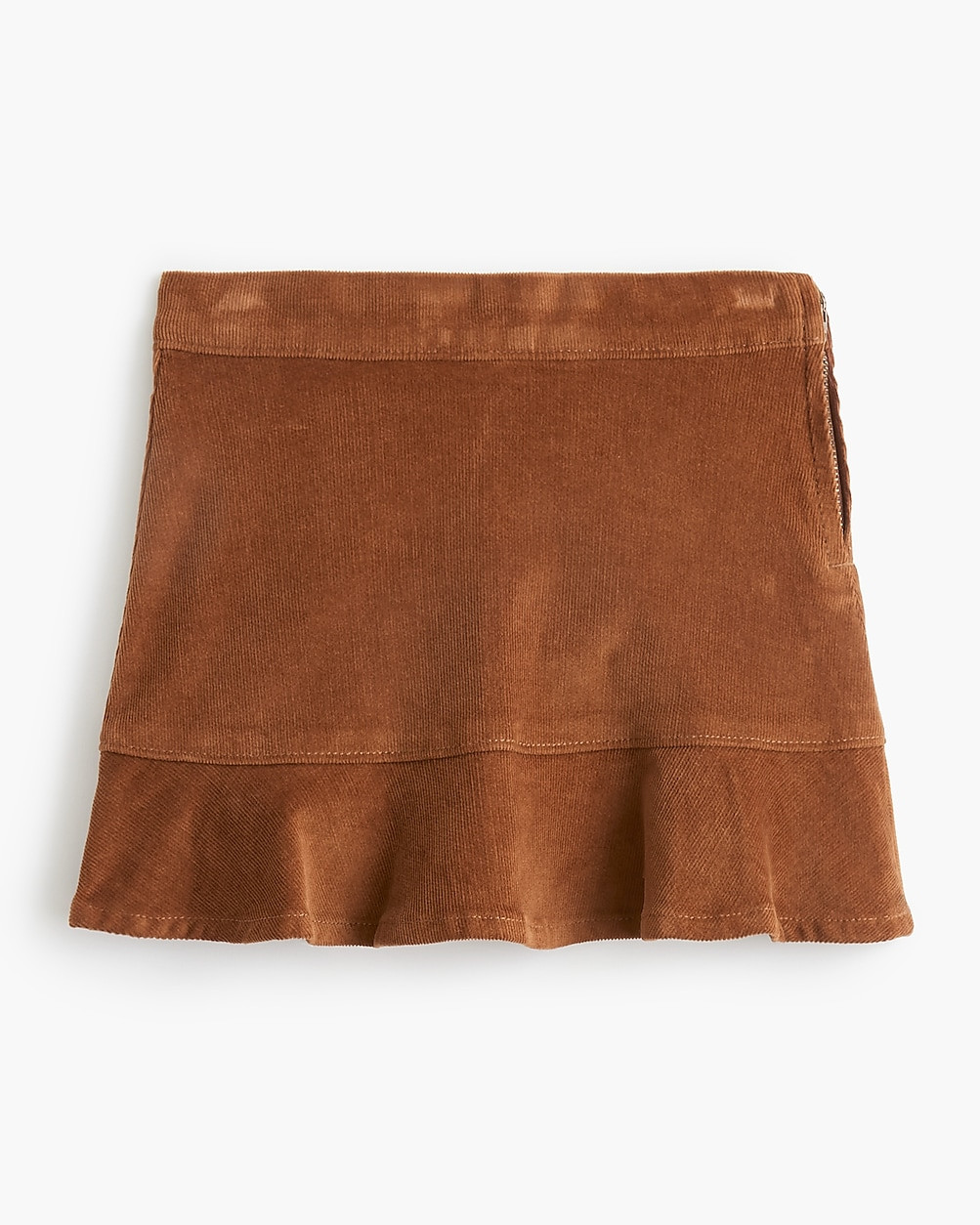Girls' corduroy ruffle-hem skirt | J.Crew Factory