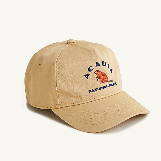 National Park Foundation X J.Crew graphic twill cap | J. Crew US