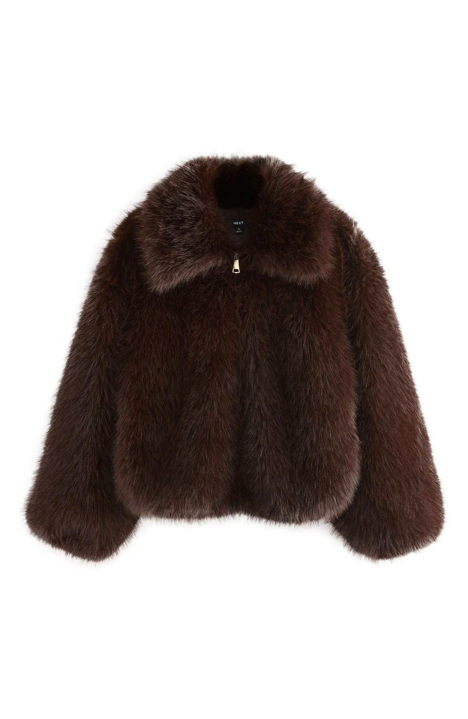 NEXT Faux Fur Zip Jacket | Nordstrom | Nordstrom